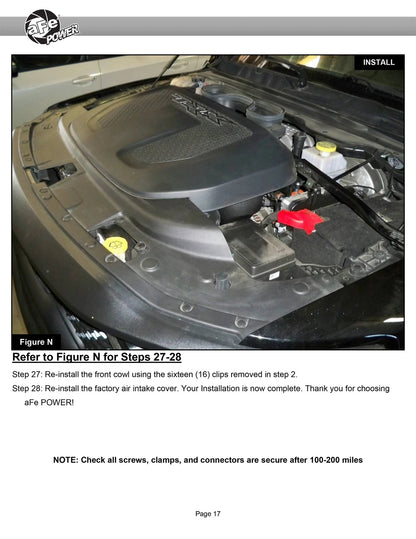 aFe Super Stock Induction System w/ Pro DRY S Filter | Ram 1500 TRX 6.2L (21-23) (55-10014D)