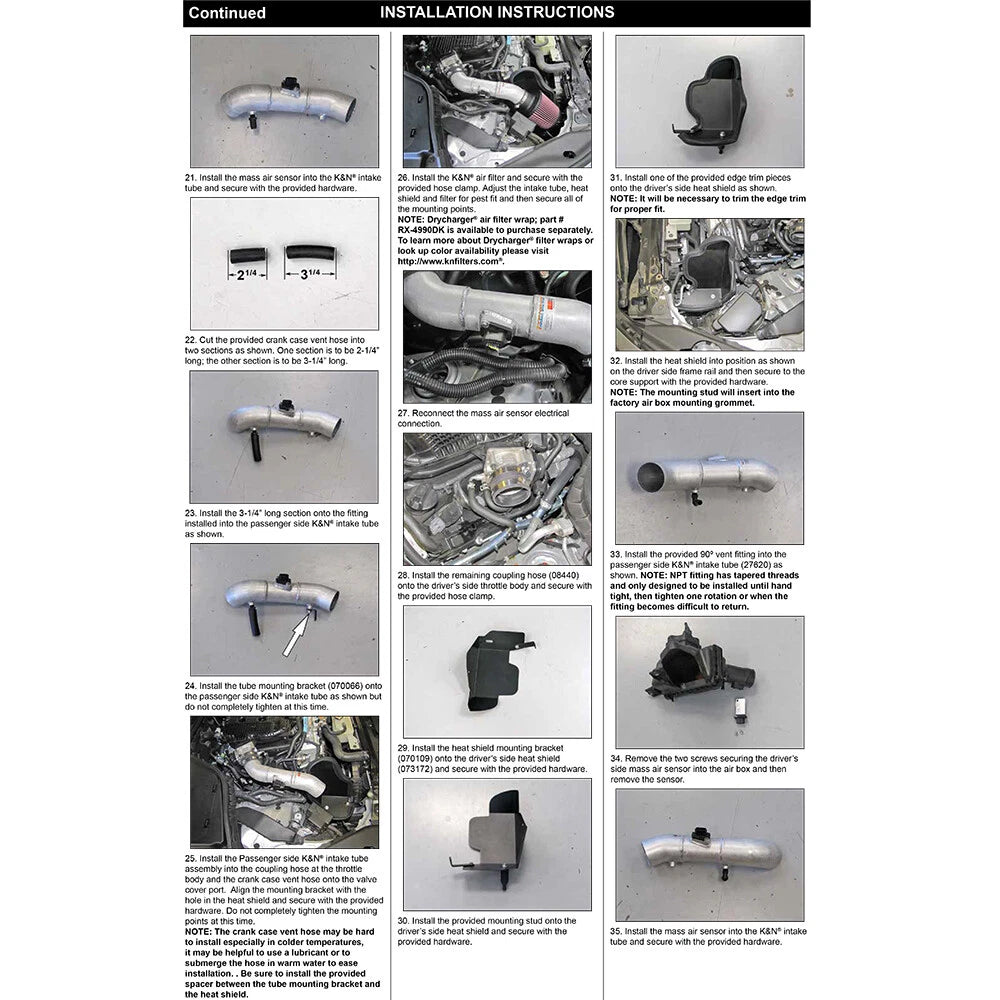 K&N Dual Silver Typhoon Short Ram Intakes | Infiniti Q50 (14-15) (69-7083TS)