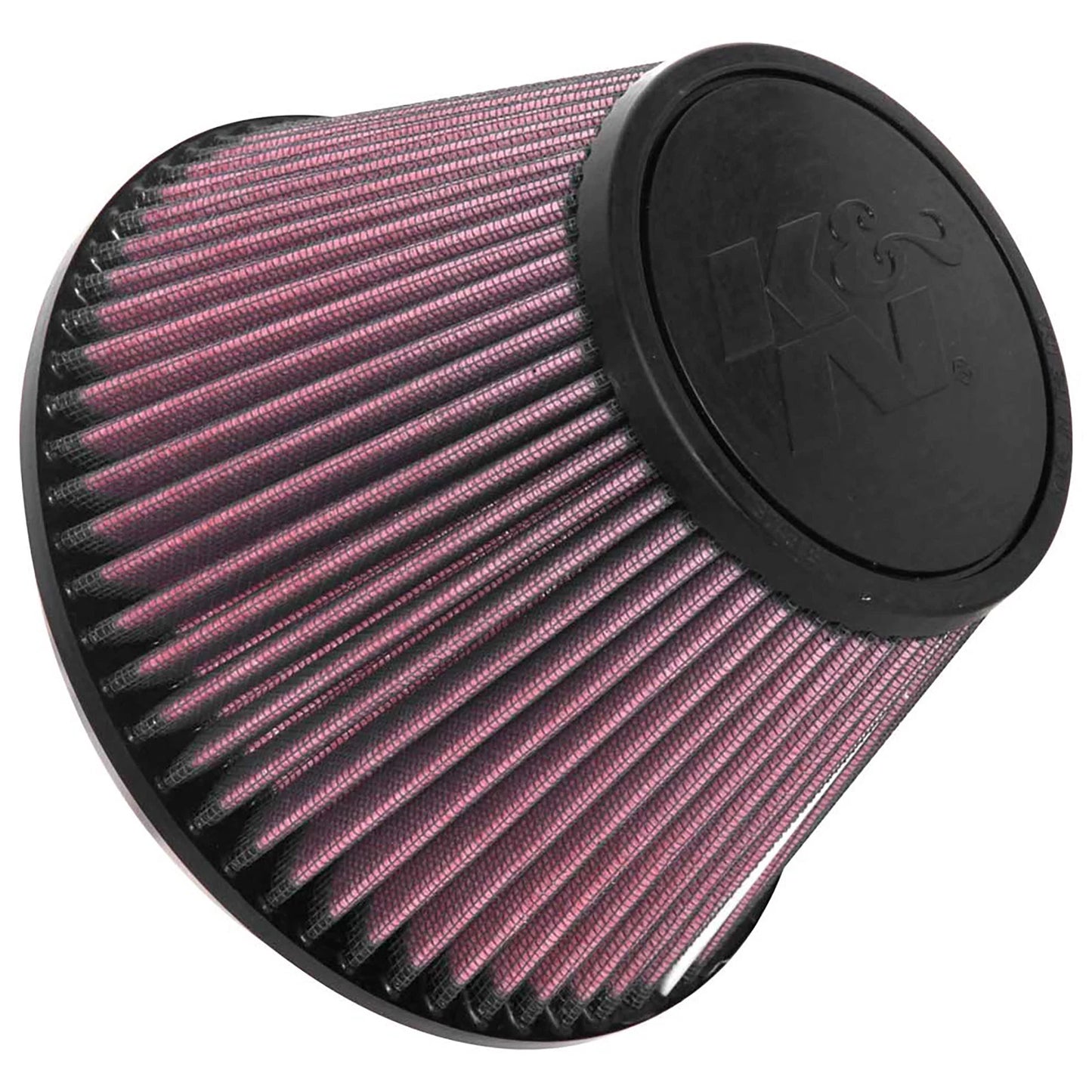 K&N RU-5138 Universal Round Tapered Performance Washable Air Filter for Intake
