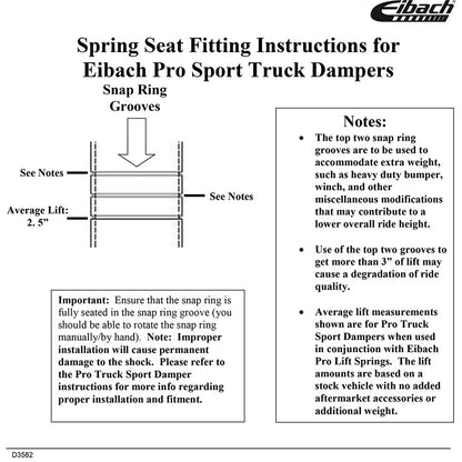 Eibach Front Coil Spring (Pair) for 1996-2002 Toyota 4Runner