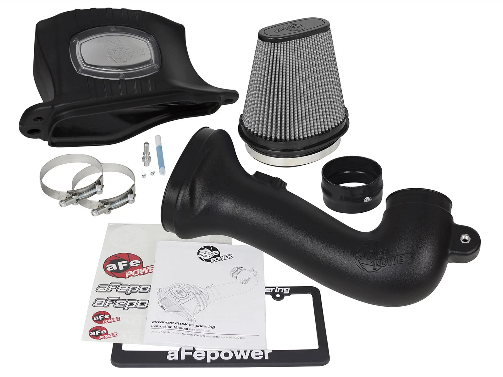 aFe Momentum Pro DRY S Cold Air Intake | Chevy Corvette Z06 (C7) V8-6.2L (15-17) (51-74202-1)
