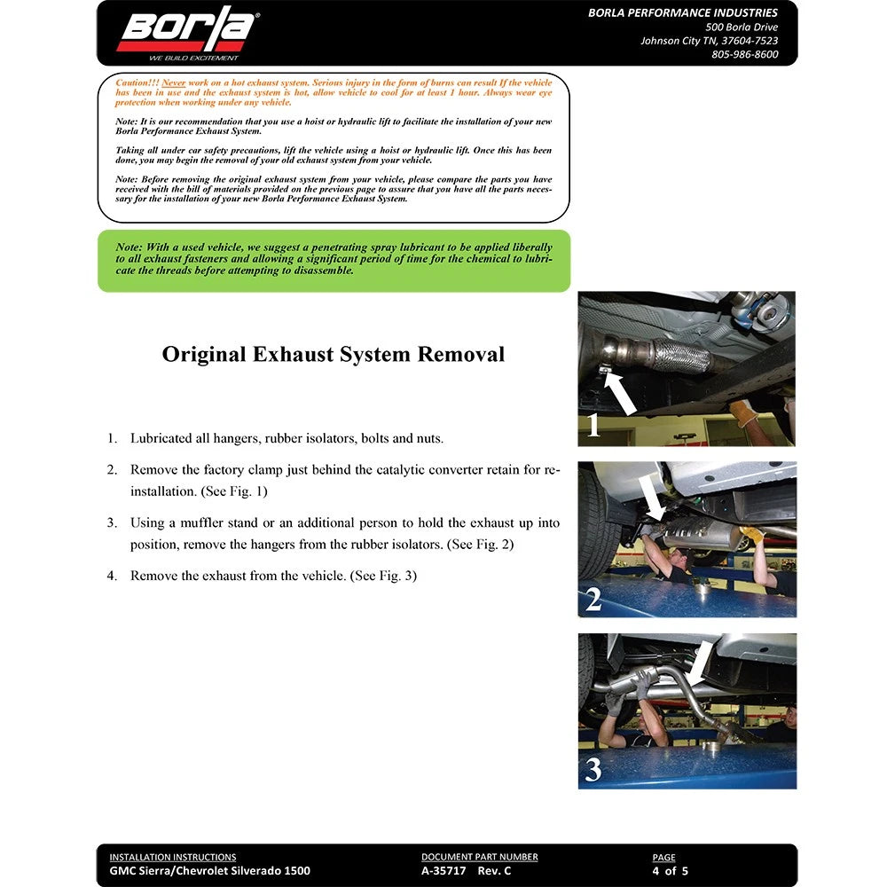 Borla Cat-Back Exhaust System - ATAK | Multiple Fitments (140797)