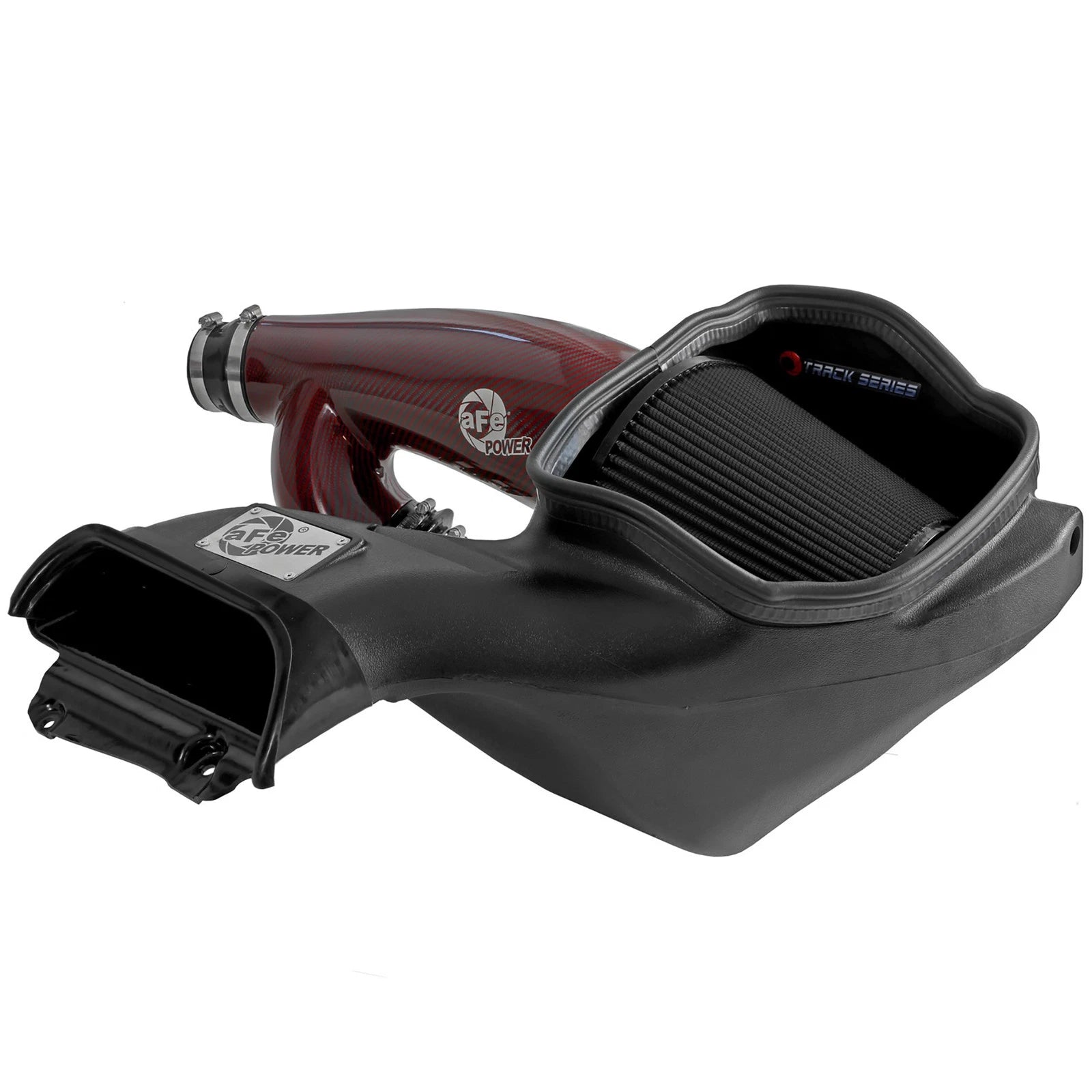aFe 17-24 F-150 Track Series Red Kevlar C/F Intake | Ford F-150/Expedition (18-26) (57-10031KR)