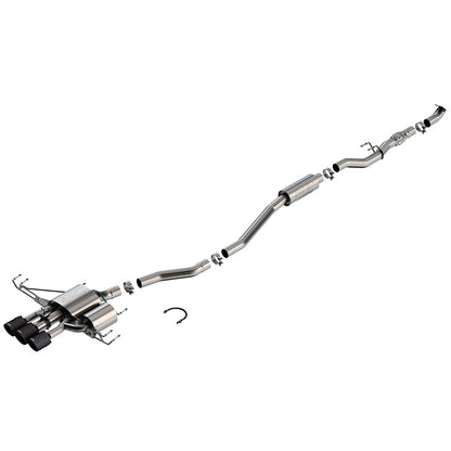 Borla 2.75in ATAK Cat-Back Exhaust System | Acura Integra Type S (24+) Carbon Fiber & Black Anodized (140986CFBA)
