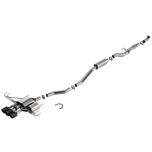 Borla 2.75in ATAK Cat-Back Exhaust System | Acura Integra Type S (24+) Carbon Fiber & Black Anodized (140986CFBA)