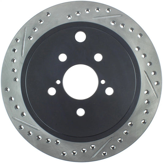 StopTech 127.47031R Rear Right Drilled Brake Rotor for 13-18 BRZ / 10-14 Legacy