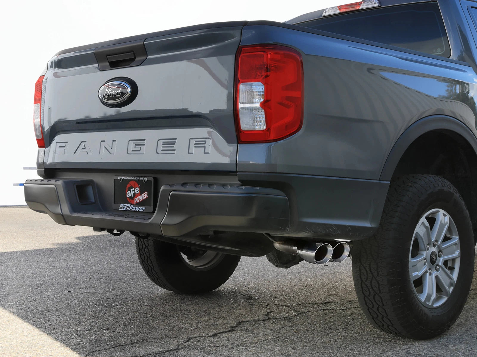 aFe 2.5-3in Vulcan Series Cat-Back Exhaust w/ SS Polished Tip | Ford Ranger L4-2.3L (24+) (49-33148-P)