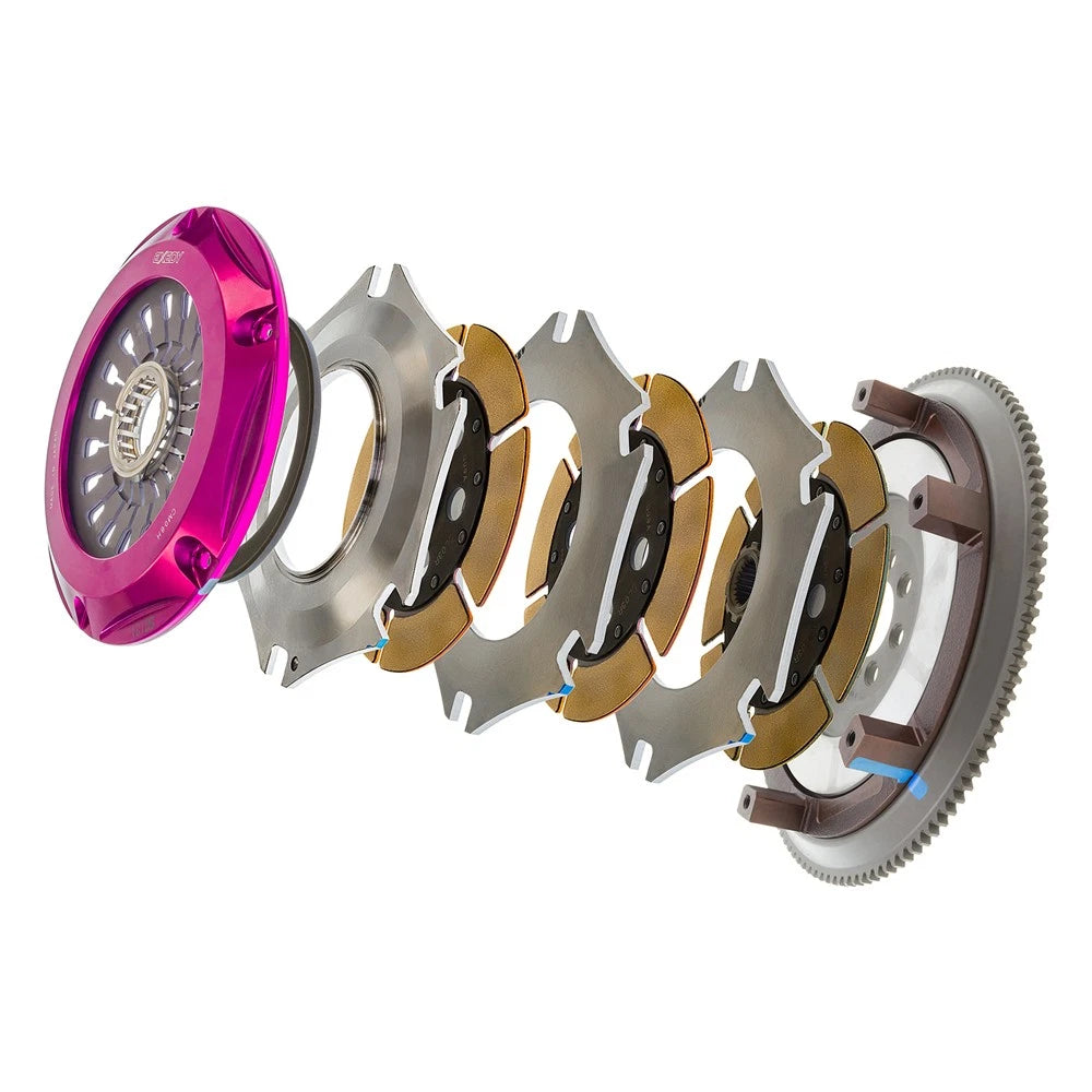 Exedy Stage 5 Triple Disc Cerametallic Clutch Kit | 2008-2015 Mitsubishi Evo X GSR (MM063HB)