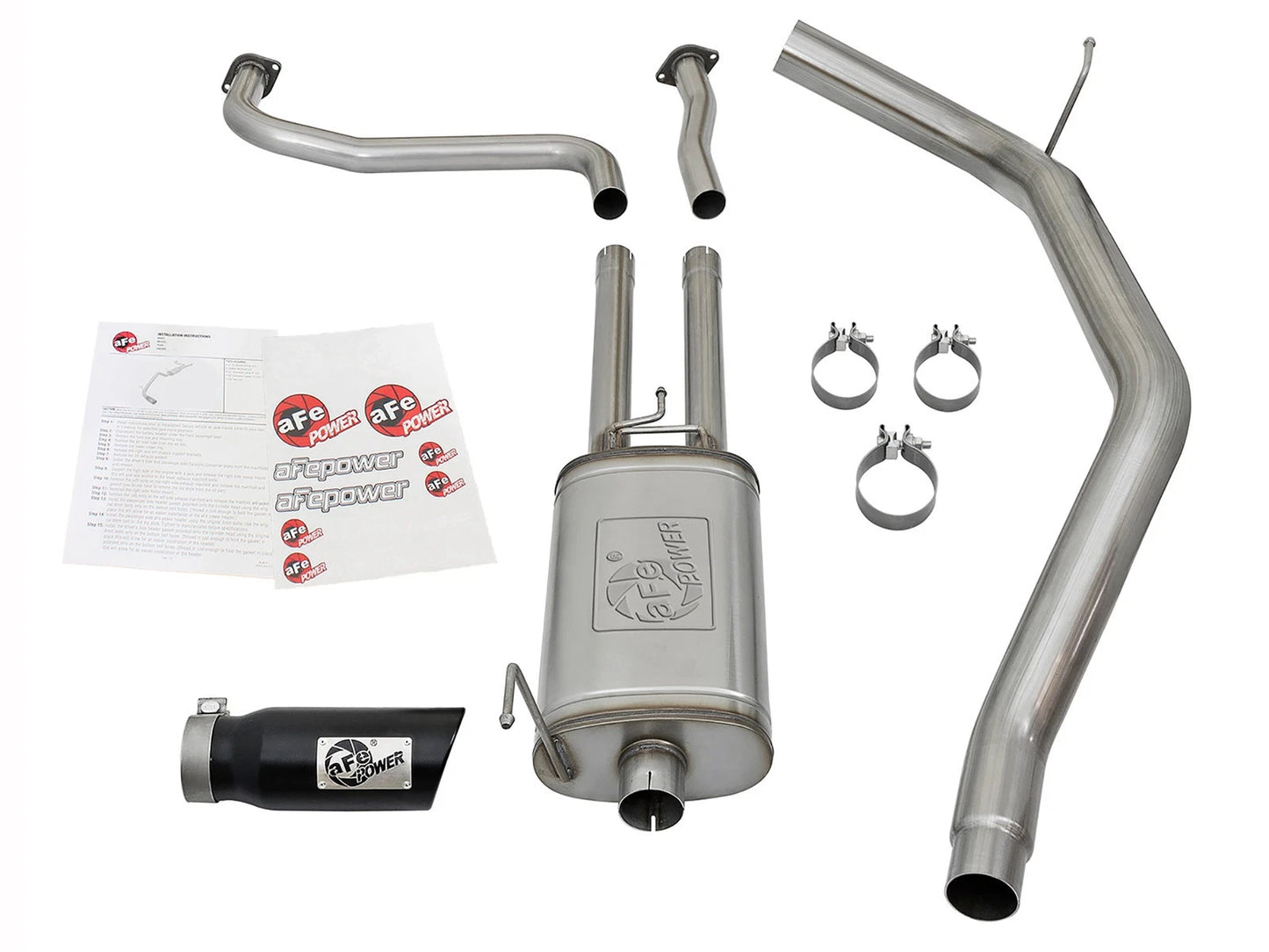 aFe MACH Force-Xp 2.5in SS Cat-Back Exhaust Nissan Titan 17-19 V8-5.6L (49-46125-B)