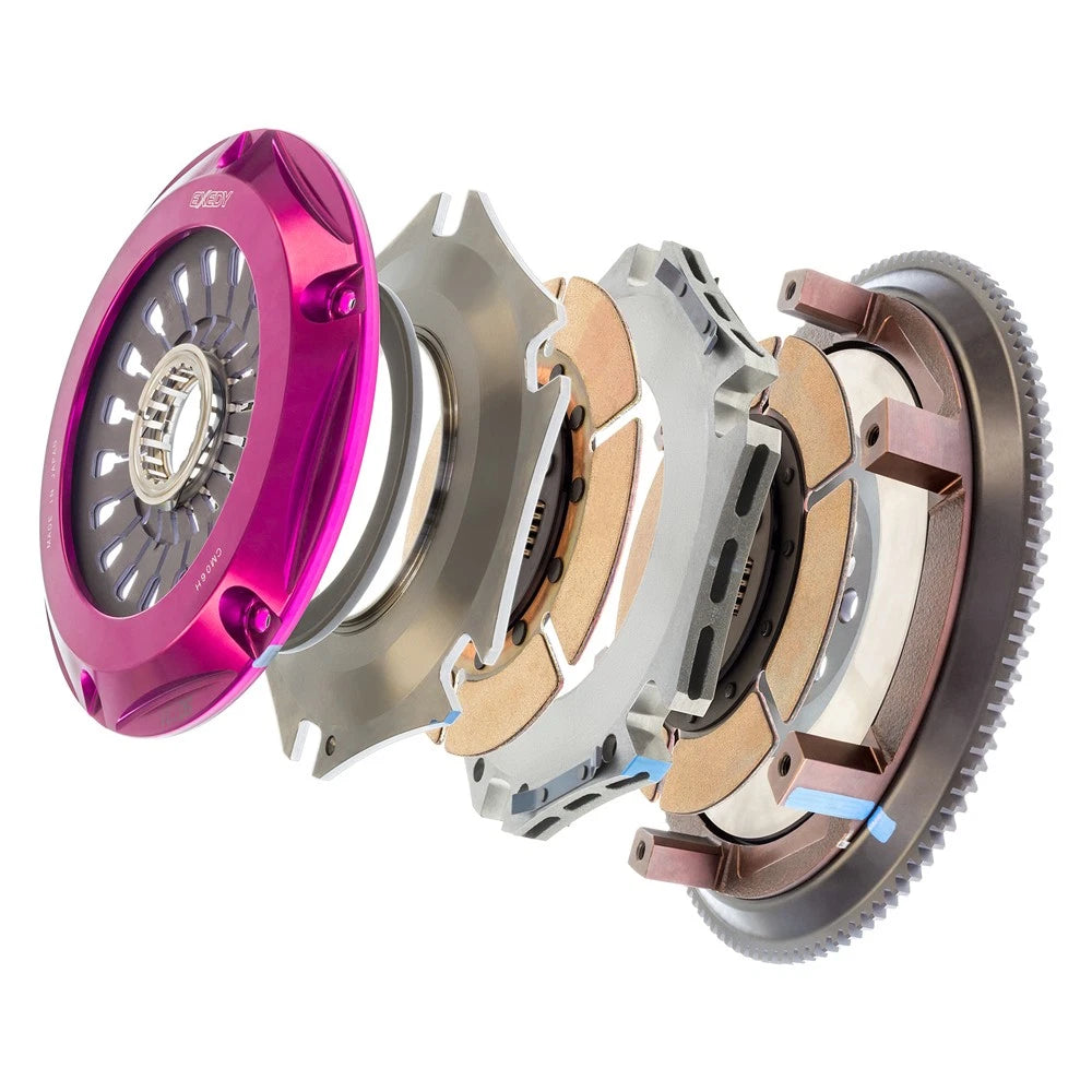 Exedy Cerametallic Stage 5 Twin HD Clutch Kit | 1996-2006 Mitsubishi Evo 4-9 (MM022HD)