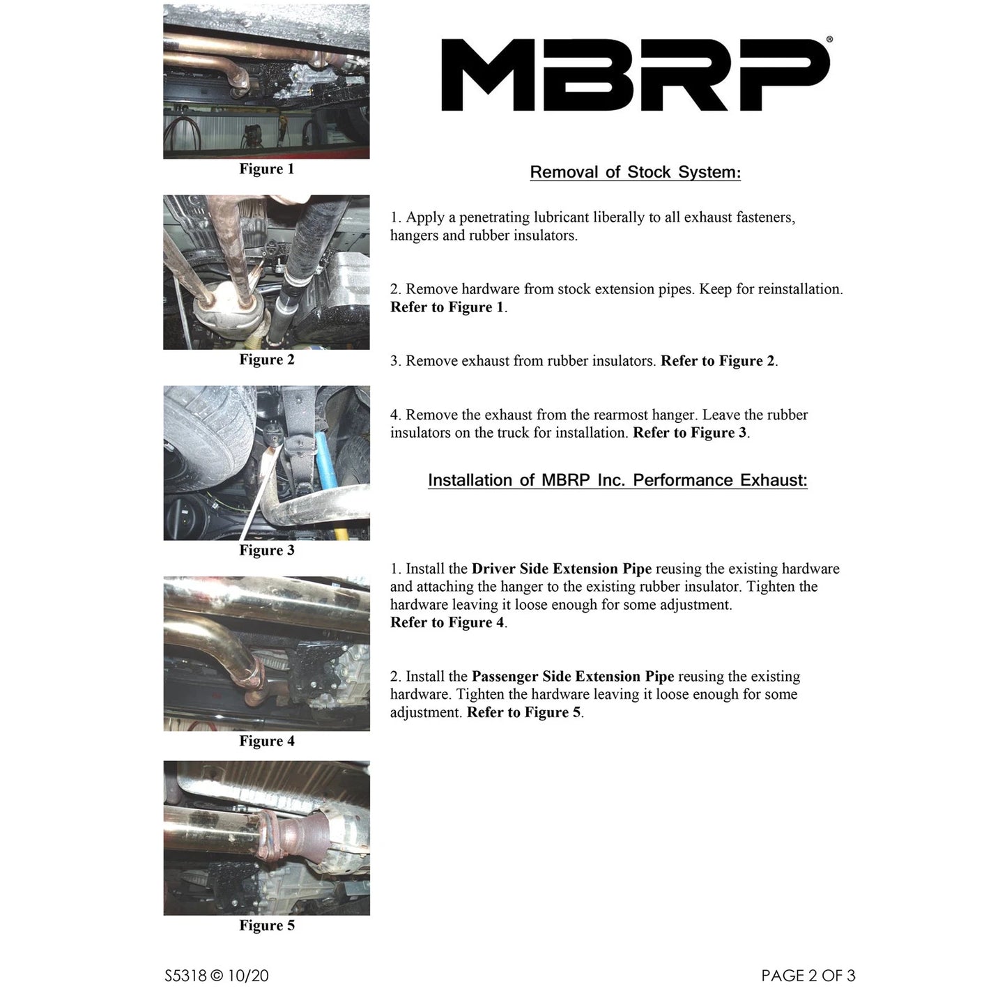 MBRP 2.5in Cat-Back Aluminized Exhaust w/ 3in Turn Down | Toyota Tundra (07-08) (S5318AL)