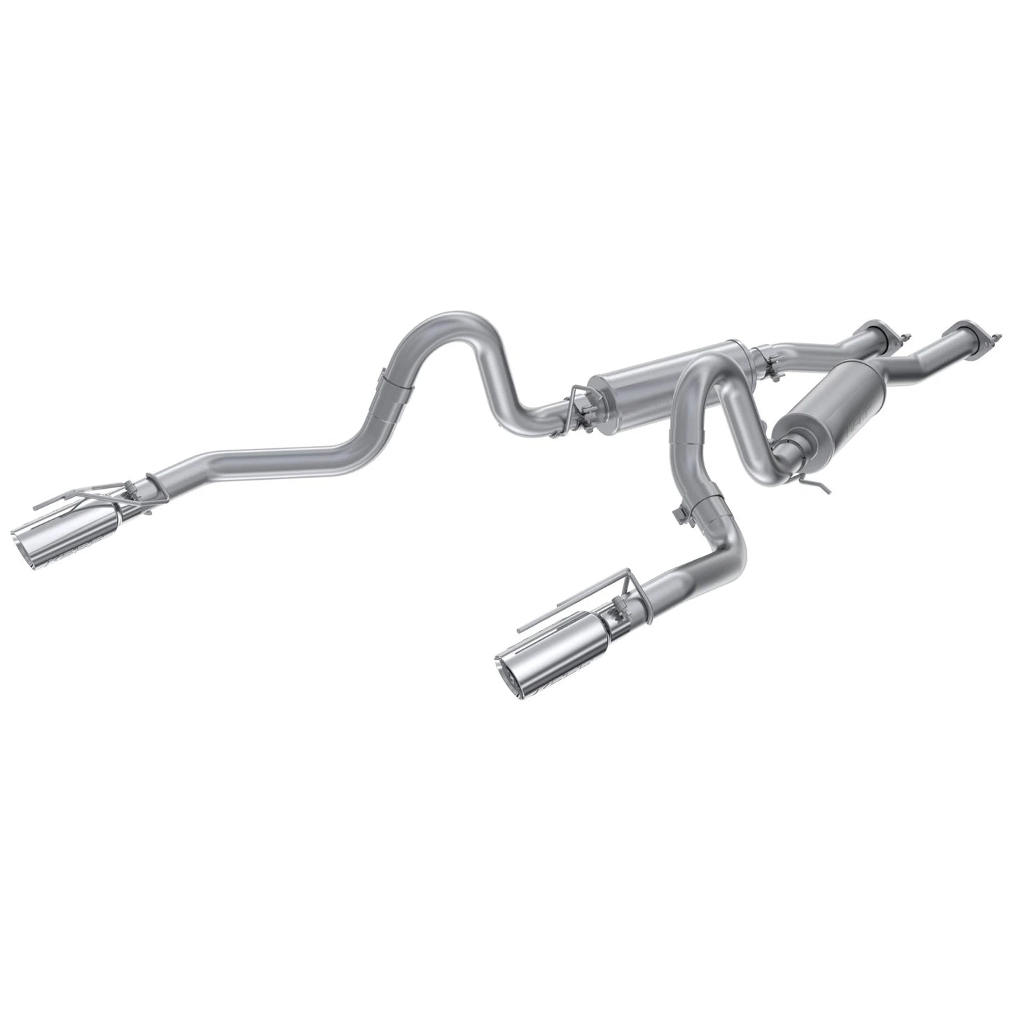 MBRP 2.5in D&S Rear AL Cat-Back Exhaust | Mustang GT/Mach 1 (99-04) (S7221AL)