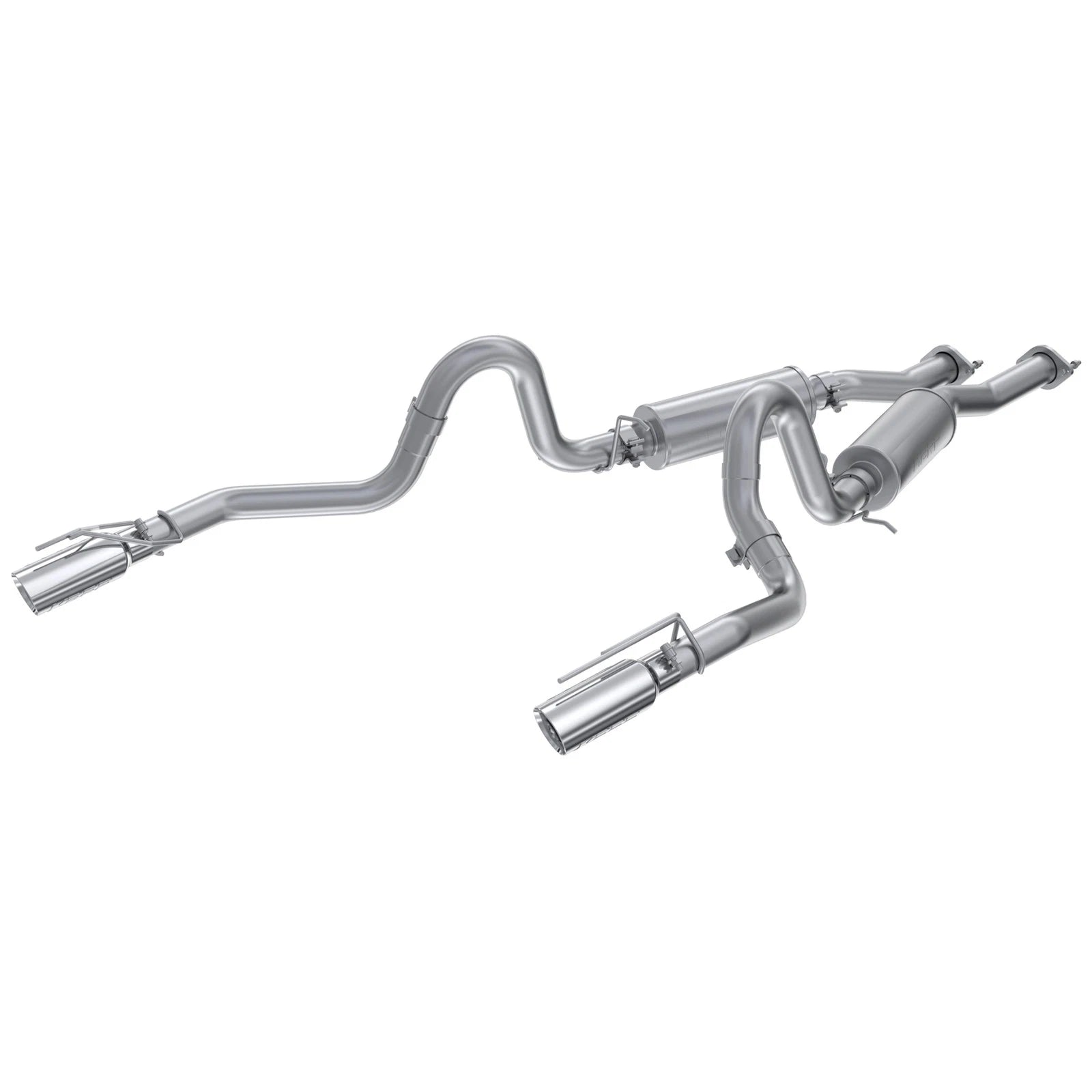 MBRP 2.5in D&S Rear AL Cat-Back Exhaust | Mustang GT/Mach 1 (99-04) (S7221AL)