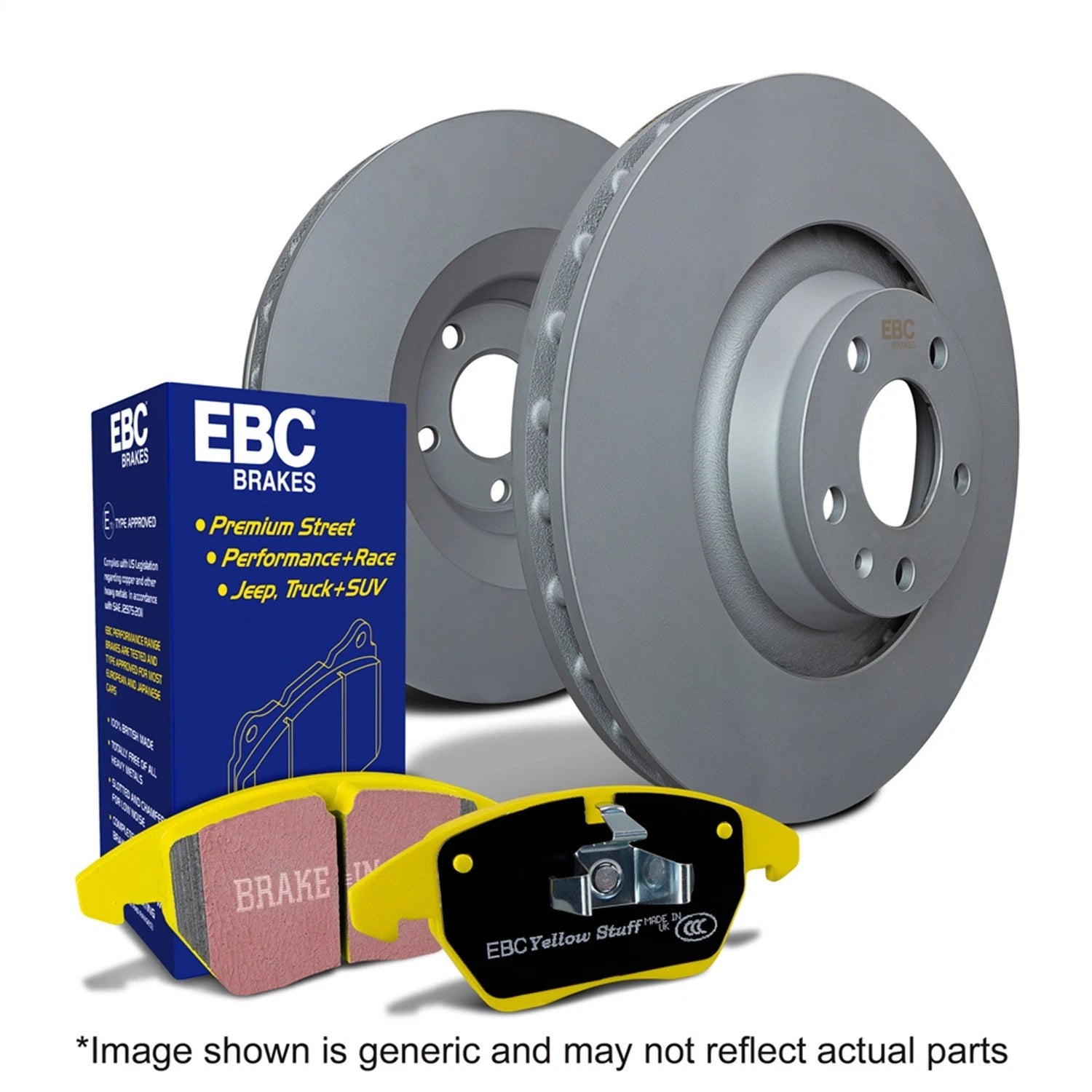 EBC S13 Brake Pad and Rotor Kit