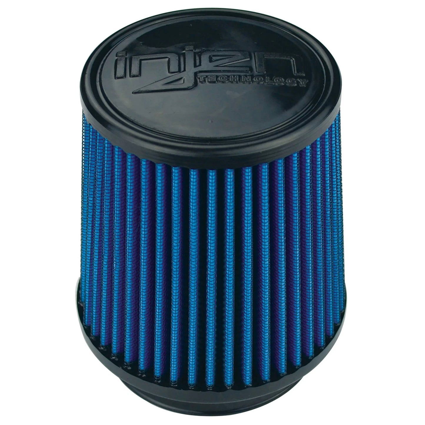 Injen AMSOIL Ea Nanofiber Dry Air Filter | Universal 3 Filter 5 Base / 4-7/8 Tall (X-1020-BB)