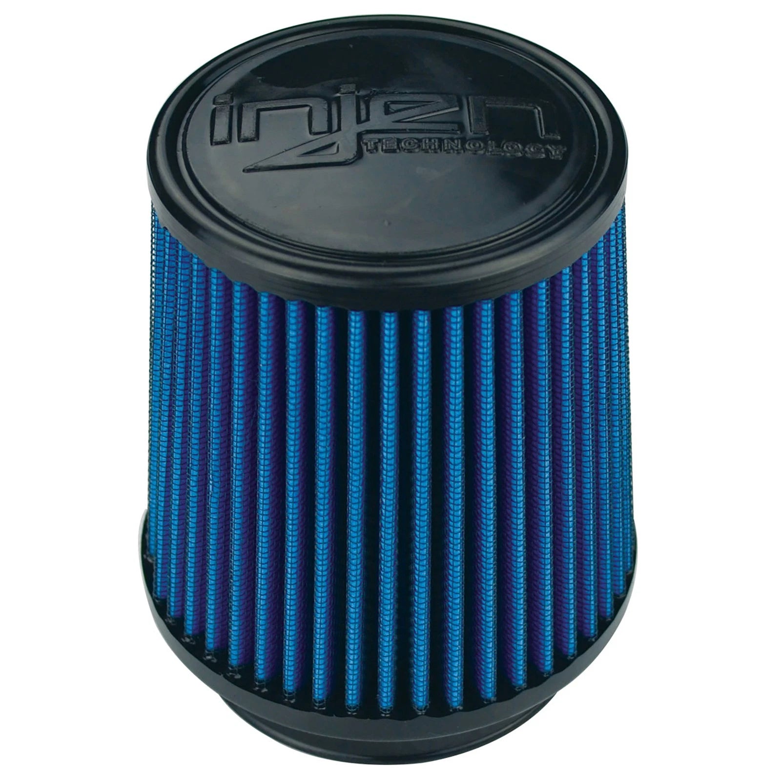 Injen AMSOIL Ea Nanofiber Dry Air Filter | Universal 3 Filter 5 Base / 4-7/8 Tall (X-1020-BB)