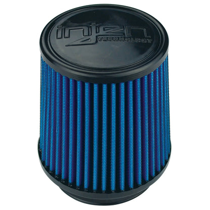 Injen AMSOIL Ea Nanofiber Dry Air Filter | Universal 3 Filter 5 Base / 4-7/8 Tall (X-1020-BB)