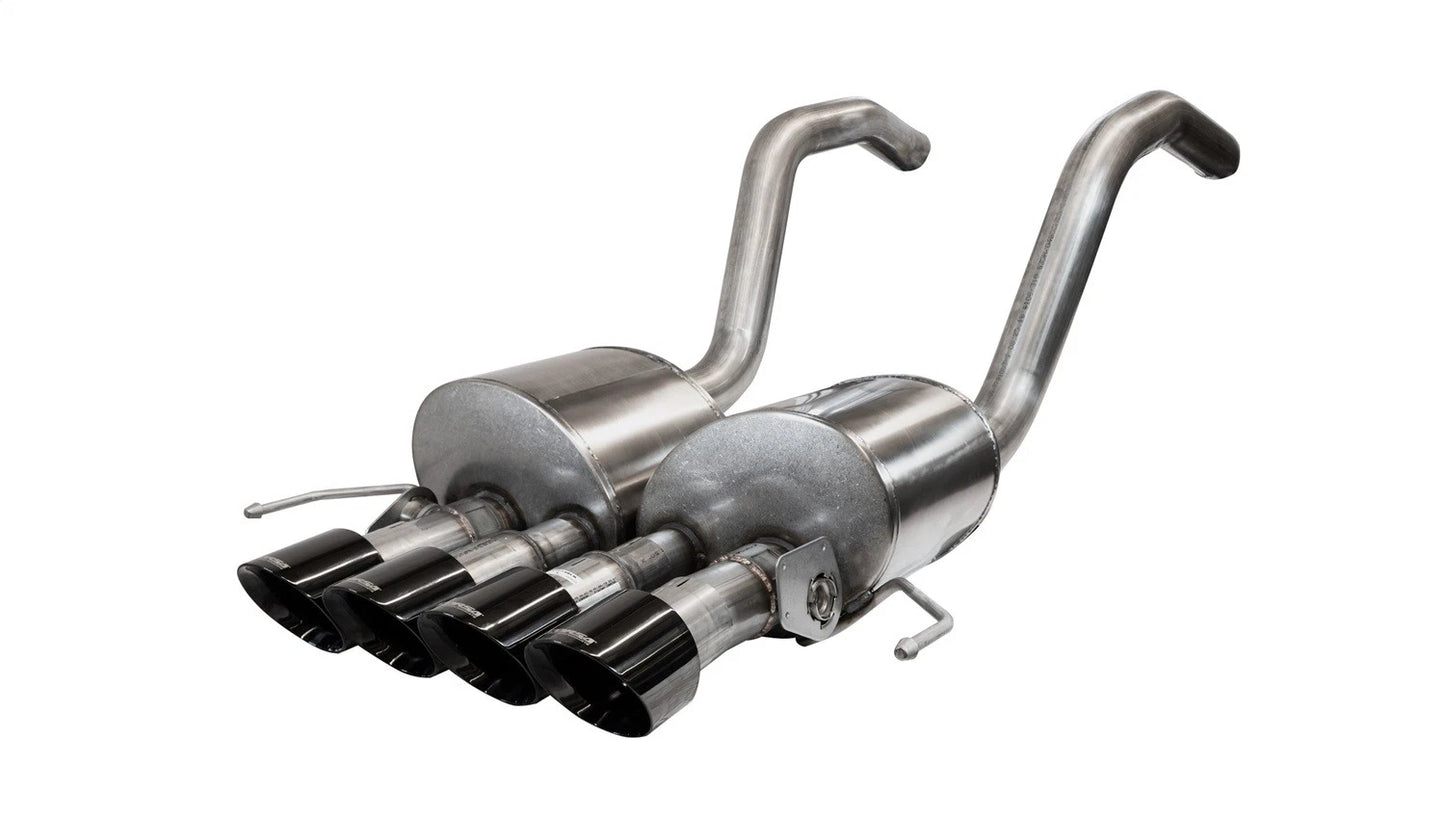 CORSA Valved 2.75 in Axle-Back 4.5 in Quad Tips | C7 Z06/ZR1/GS 15-19 (14777BLK)