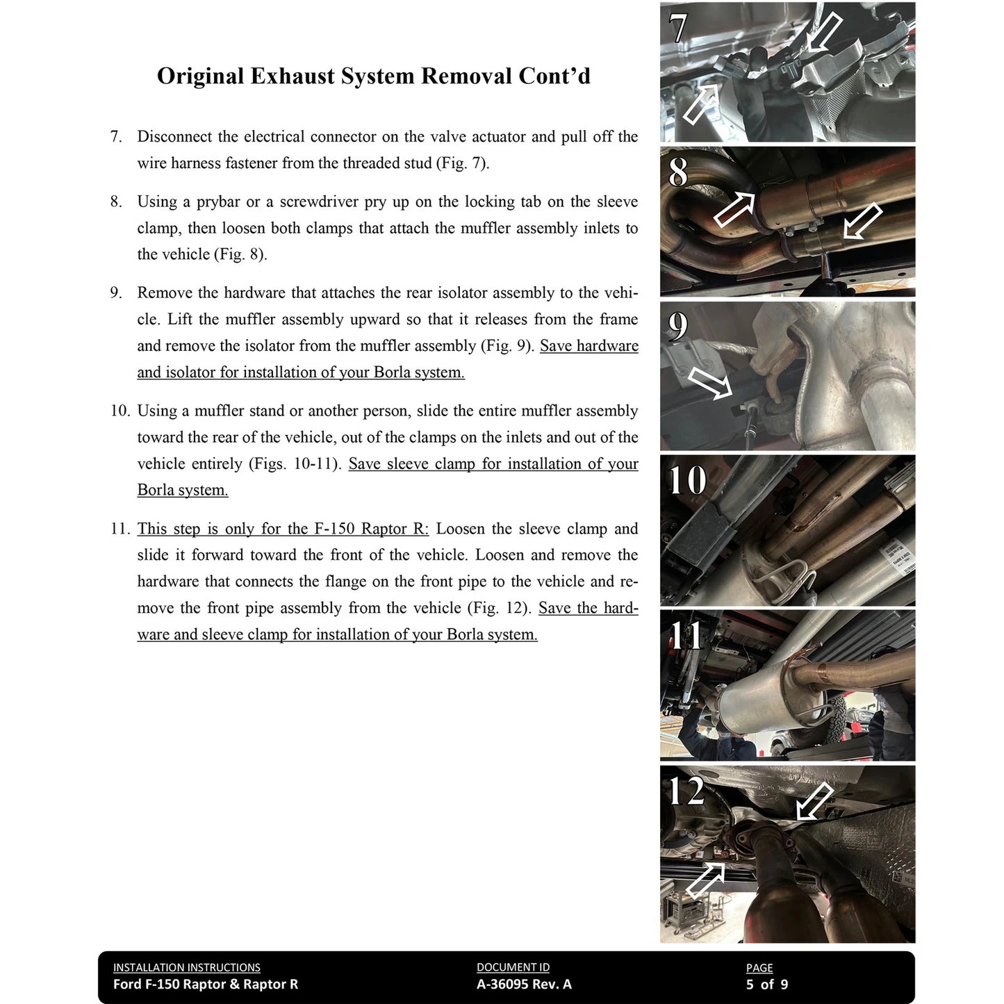Borla ATAK 3in Catback Exhaust | Ford F-150 Raptor R (23-24) (60737)