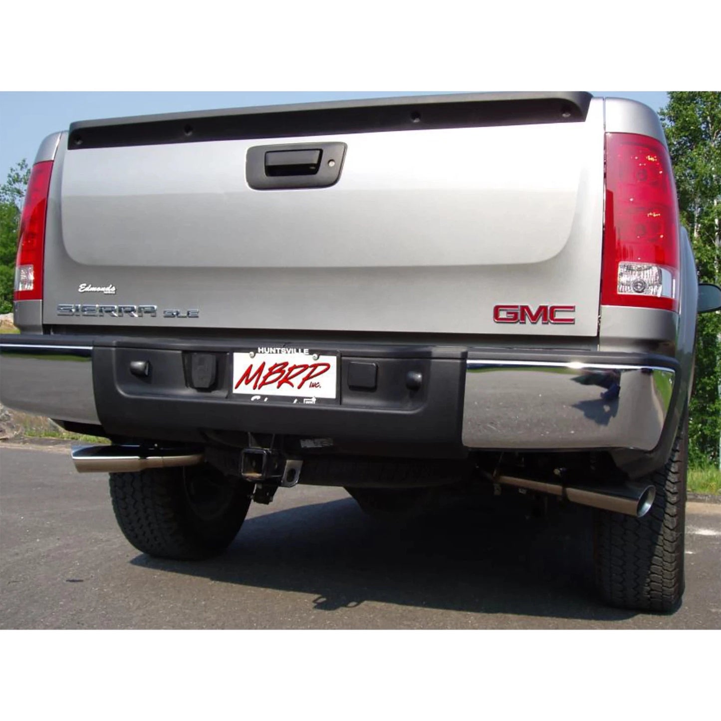 MBRP 3in. Cat-Back 2.5in. Dual Split Side Exit Exhaust | Chevy/GMC 1500 (Next Gen) (07-08) (S5038AL)