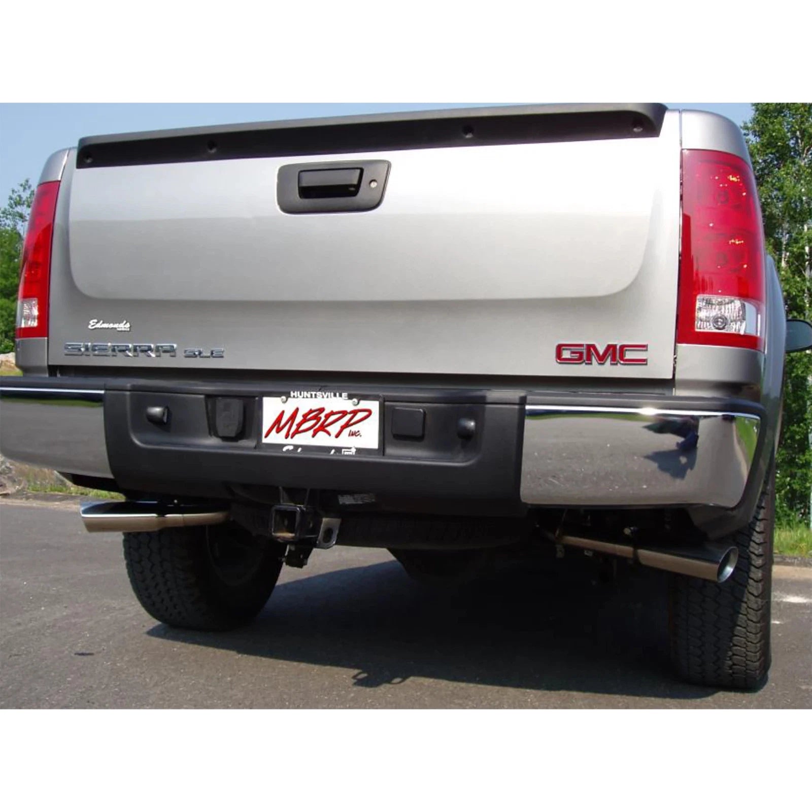 MBRP 3in. Cat-Back 2.5in. Dual Split Side Exit Exhaust | Chevy/GMC 1500 (Next Gen) (07-08) (S5038AL)