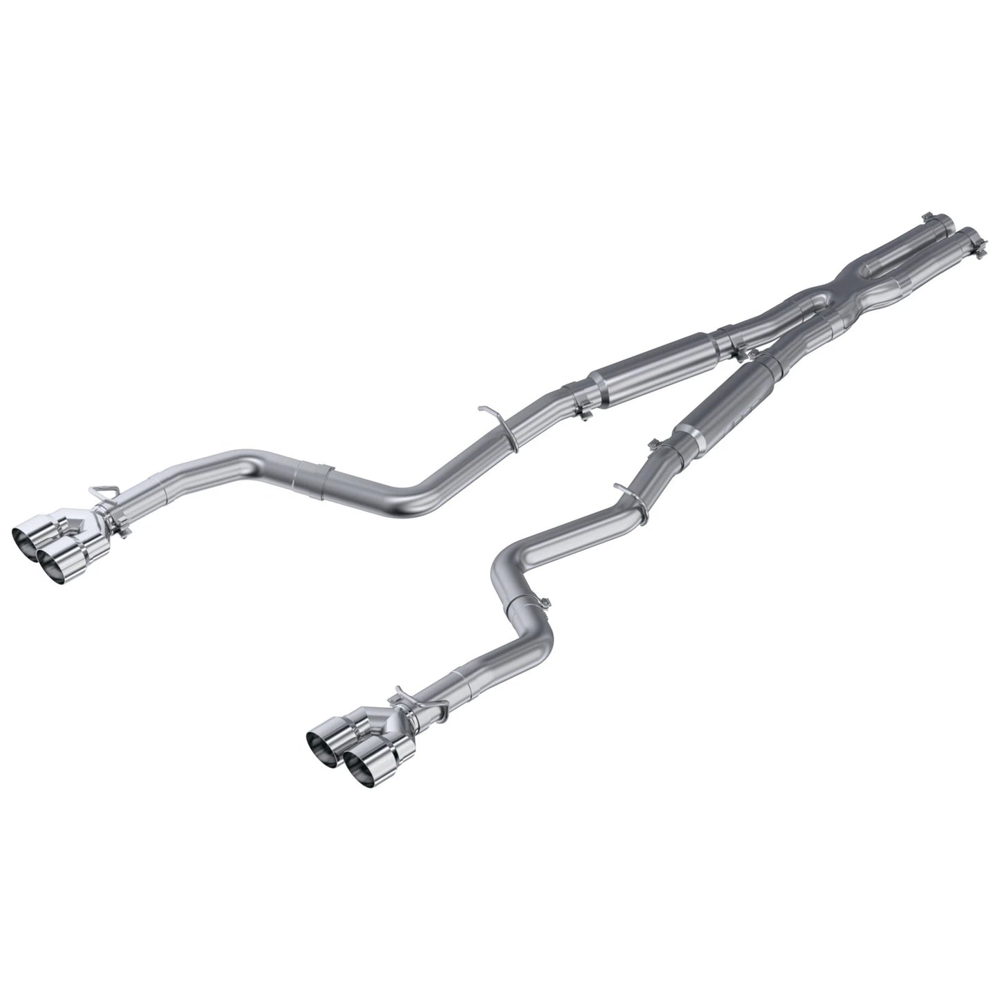 MBRP 3in Cat-Back D&R Exhaust w/ Quad Tips | Dodge Challenger 15-16 (S7115AL)