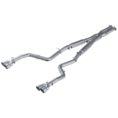 MBRP 3in Cat-Back D&R Exhaust w/ Quad Tips | Dodge Challenger 15-16 (S7115AL)
