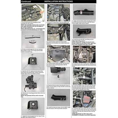 K&N 69 Series Typhoon Performance Intake Kit | Mazda 3 2.0L (13-14) (69-6033TTK)