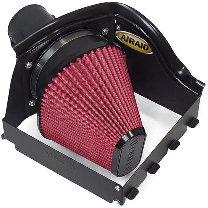 Airaid 08-10 Ford F-250/350 5.4L V8/6.8L V10 CAD Intake System w/o Tube (Oiled / Red Media) | Ford F-250/350 (08-10) (400-226)