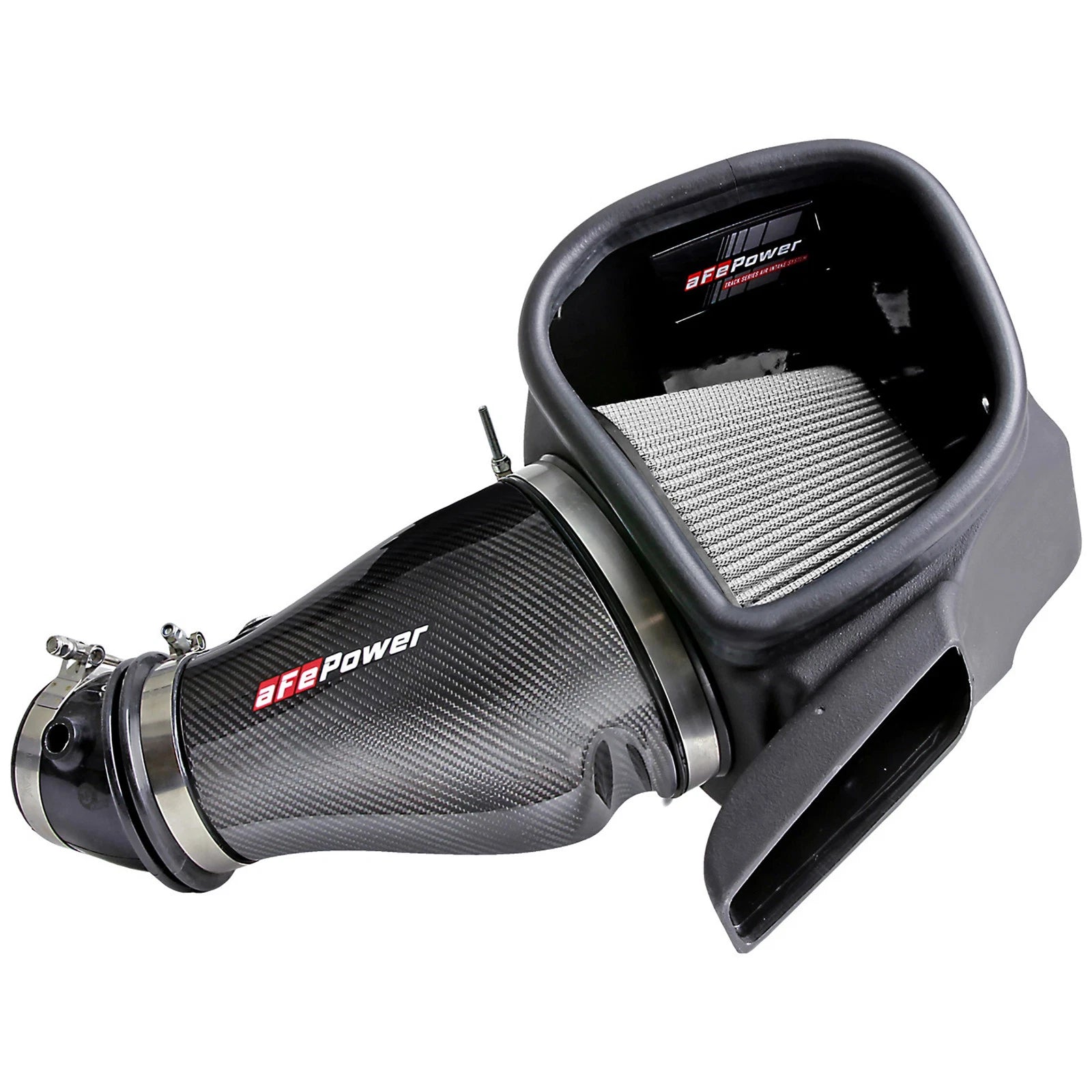 aFe 7" Carbon Fiber Pro Dry S AIS Intake | Jeep Grand Cherokee Trackhawk 2018 (57-10002D)