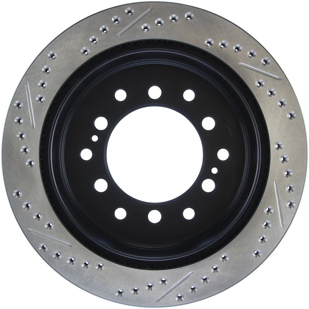 StopTech 127.44175L Rear Left Drilled Disc Brake Rotor for 10-20 Toyota 4Runner