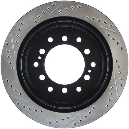StopTech 127.44175L Rear Left Drilled Disc Brake Rotor for 10-20 Toyota 4Runner