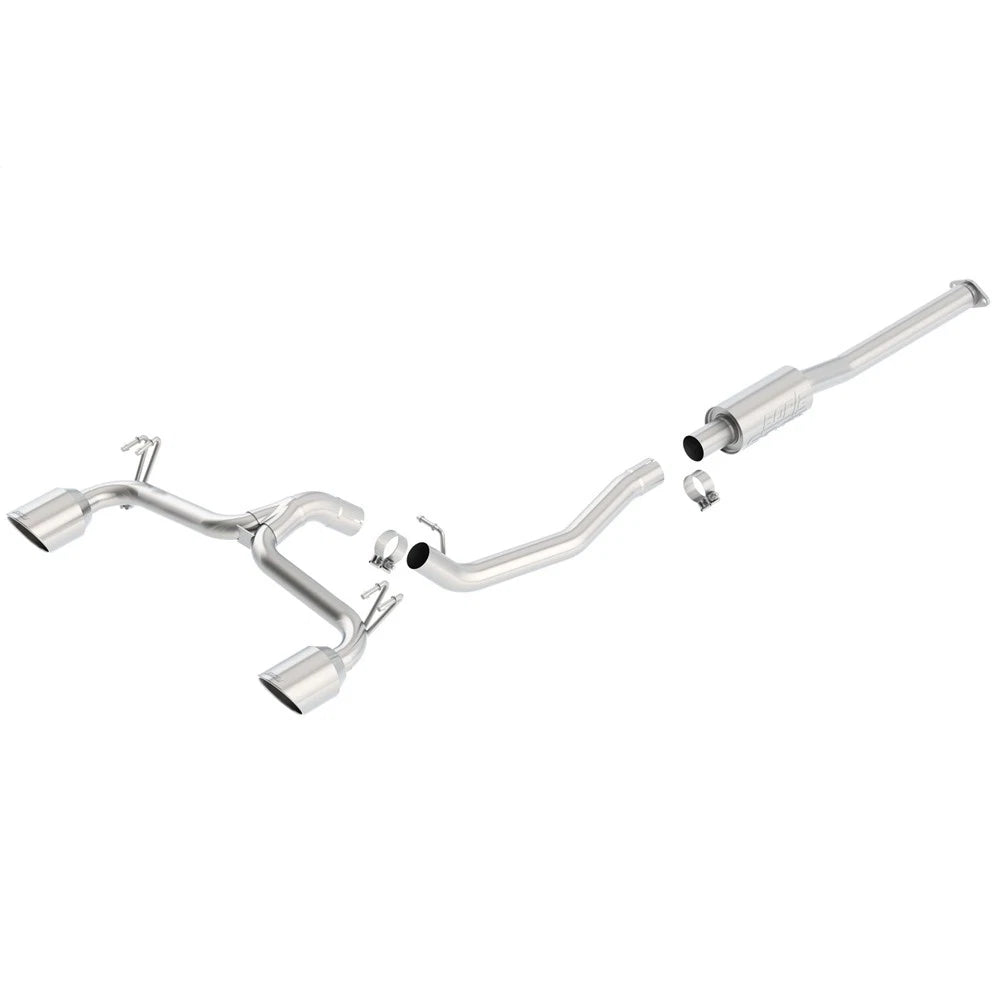 Borla S-Type Cat Back Exhaust System | 2009-2015 Mitsubishi Lancer Ralliart (140334)