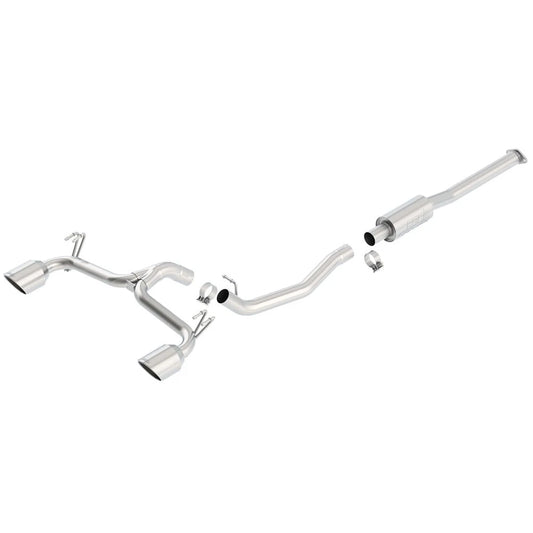 Borla S-Type Cat Back Exhaust System | 2009-2015 Mitsubishi Lancer Ralliart (140334)