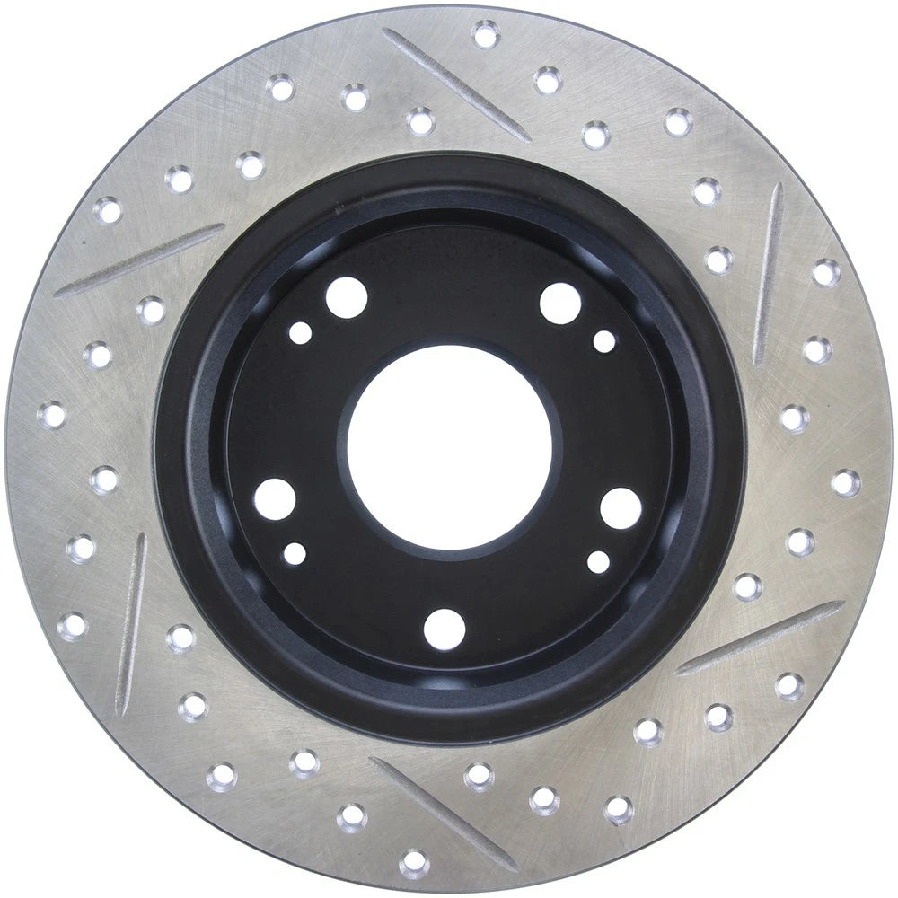StopTech 127.40055R Rear Right Drilled Brake Rotor for 04-08 TSX / 03-07 Accord
