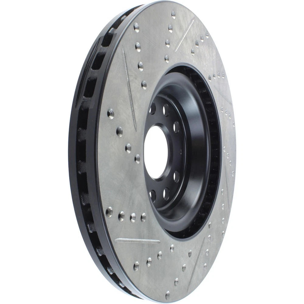 StopTech 127.33144L Front Left Drilled Brake Rotor for 2014-19 S3 / 12-17 VW CC