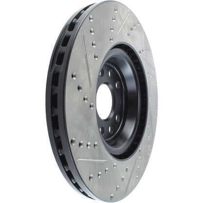 StopTech 127.33144L Front Left Drilled Brake Rotor for 2014-19 S3 / 12-17 VW CC