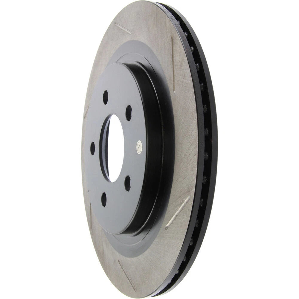 StopTech 126.61087SL Rear Left Slotted Brake Disc Rotor for 2005-14 Ford Mustang