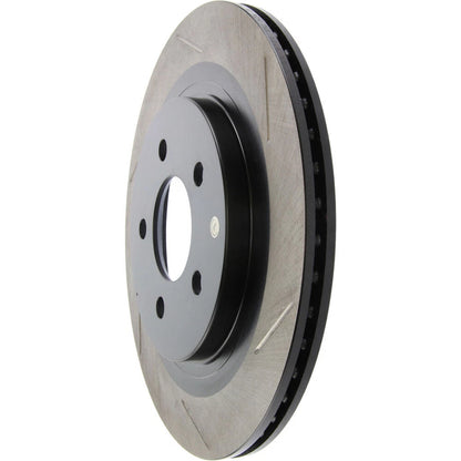 StopTech 126.61087SL Rear Left Slotted Brake Disc Rotor for 2005-14 Ford Mustang