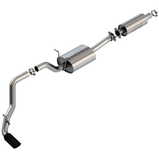Borla 3.0in S-Type Black Chrome Tip Cat-Back Exhaust | RAM 1500 3.6L V6 (19-22) (140860BC)