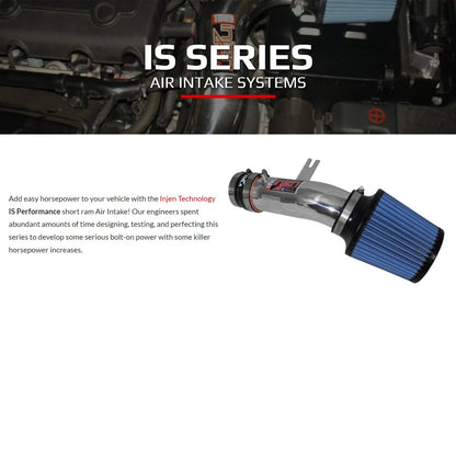 Injen Short Ram Cold Air Intake System | 1996 - 1998 Honda Civic (IS1550BLK)