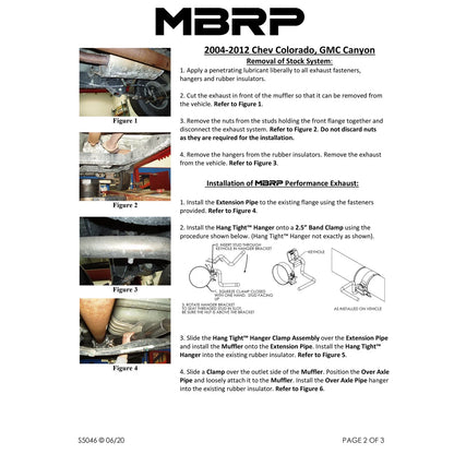 MBRP 2.5in Cat-Back Exhaust Single Side Exit | Chevy/GMC Colorado/Canyon (04-10) (S5046409)