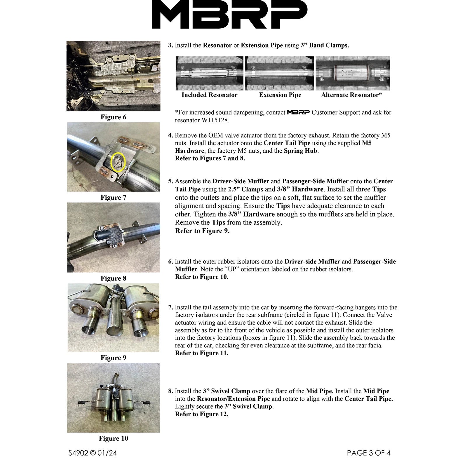 MBRP Stainless Steel Cat-Back Exhaust System | 2023+ Honda Civic Type-R (S49023CF)