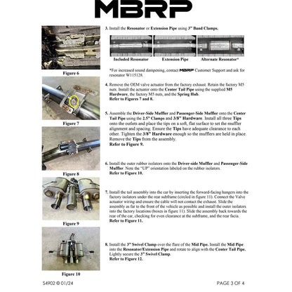 MBRP Stainless Steel Cat-Back Exhaust System | 2023+ Honda Civic Type-R (S49023CF)