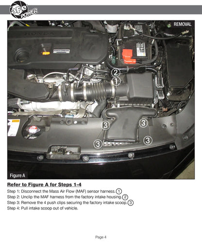 aFe Takeda Momentum PRO 5R Cold Air Intake | Honda Accord I4 2.0L 2018 (56-70003R)