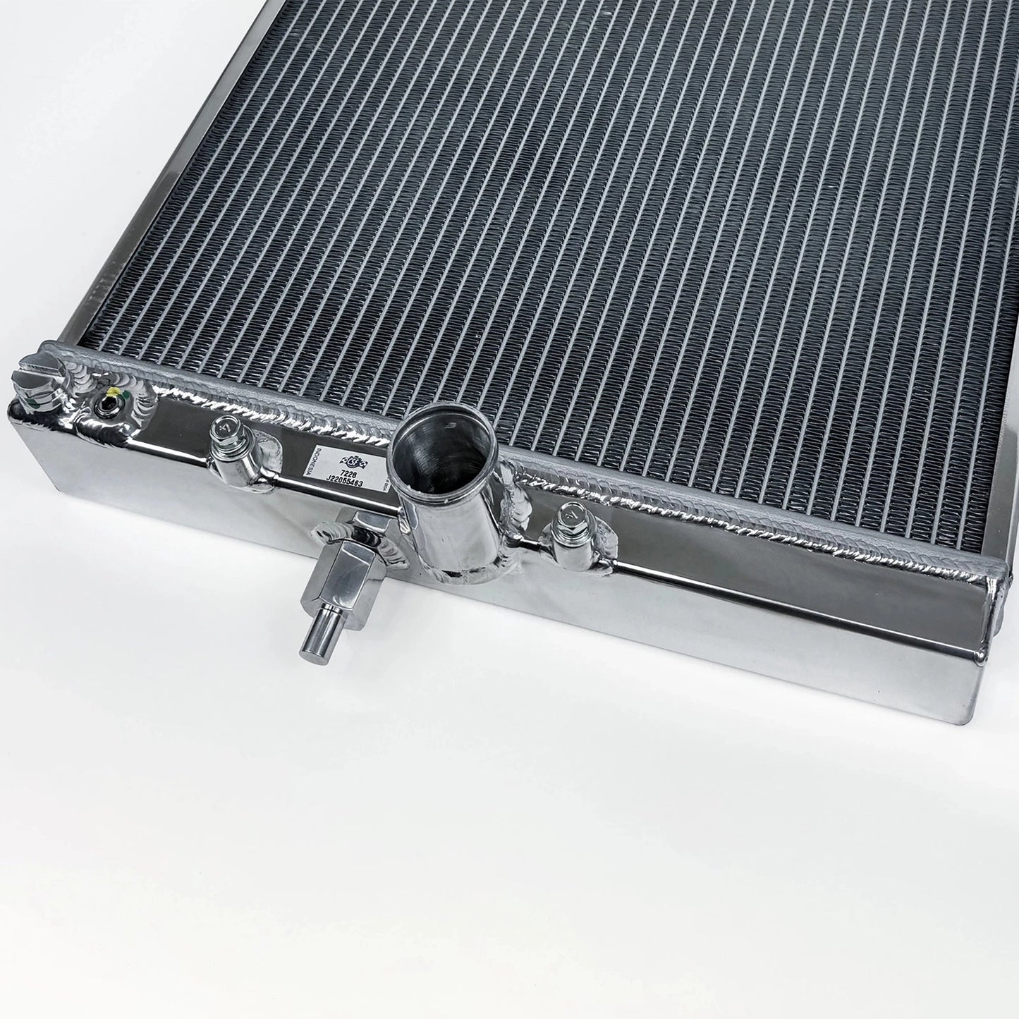 CSF High-Performance All-Aluminum Half Radiator - Silver | Evo 7/8/9