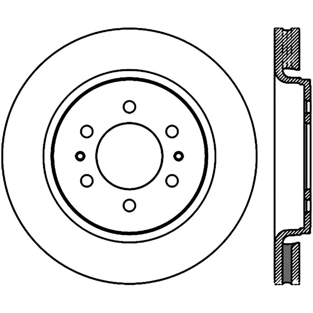 StopTech 126.65119CSR Front Right Brake Rotor for 07-20 Expedition / 10-20 F-150