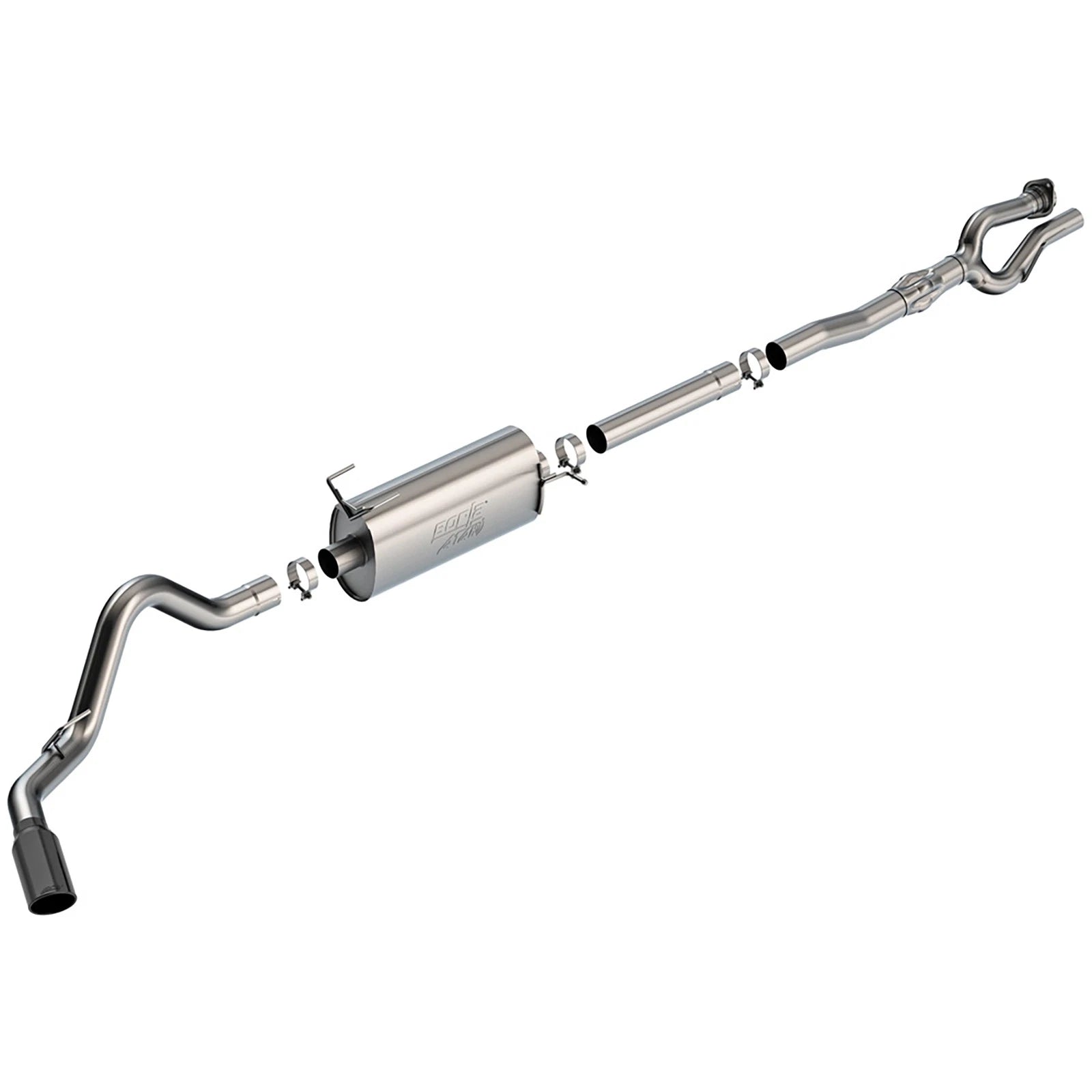 Borla 141017BC ATAK Stainless Cat Back Exhaust System for 17-22 F-250 F-350 6.2L