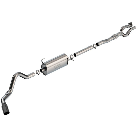 Borla 141017BC ATAK Stainless Cat Back Exhaust System for 17-22 F-250 F-350 6.2L