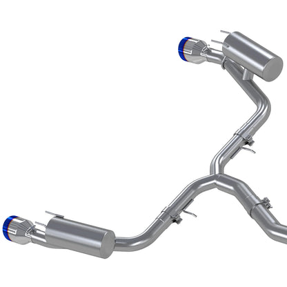 MBRP 3in Cat-Back Exhaust 2.5in Dual Split Rear w/ Burnt End Tips | Honda Civic SI (22-24) (S49033BE)
